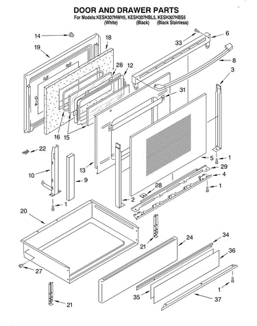 Door and drawer