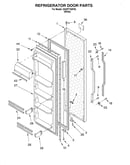 Refrigerator door