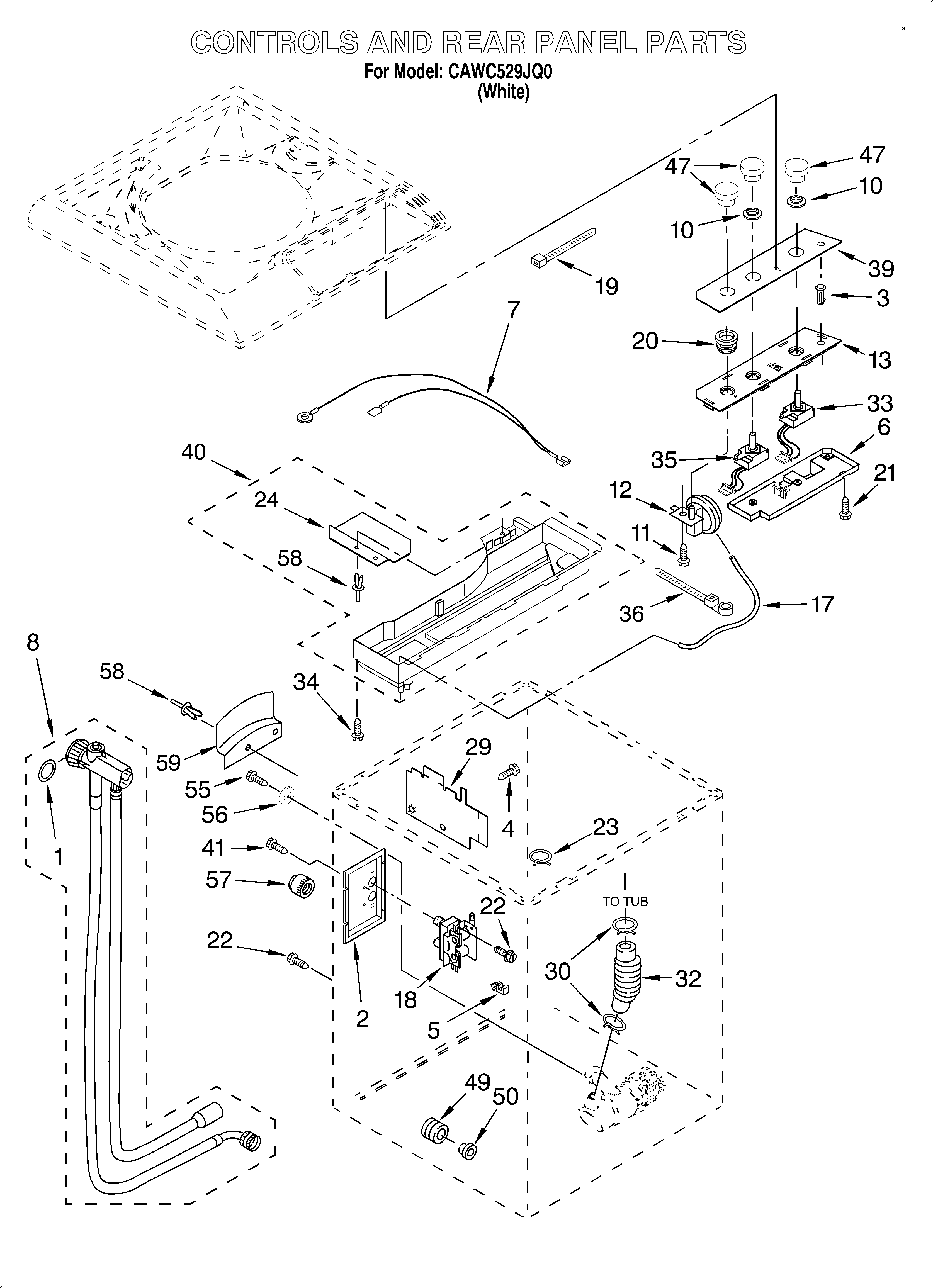 Controls and rear panel