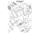 Whirlpool CEM2750KQ0 bulkhead/optional diagram
