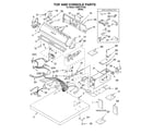 Whirlpool CGM2751KQ0 top and console/literature diagram