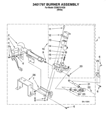3401797 burner/optional