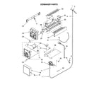 Whirlpool 3XART732GW00 ice maker diagram