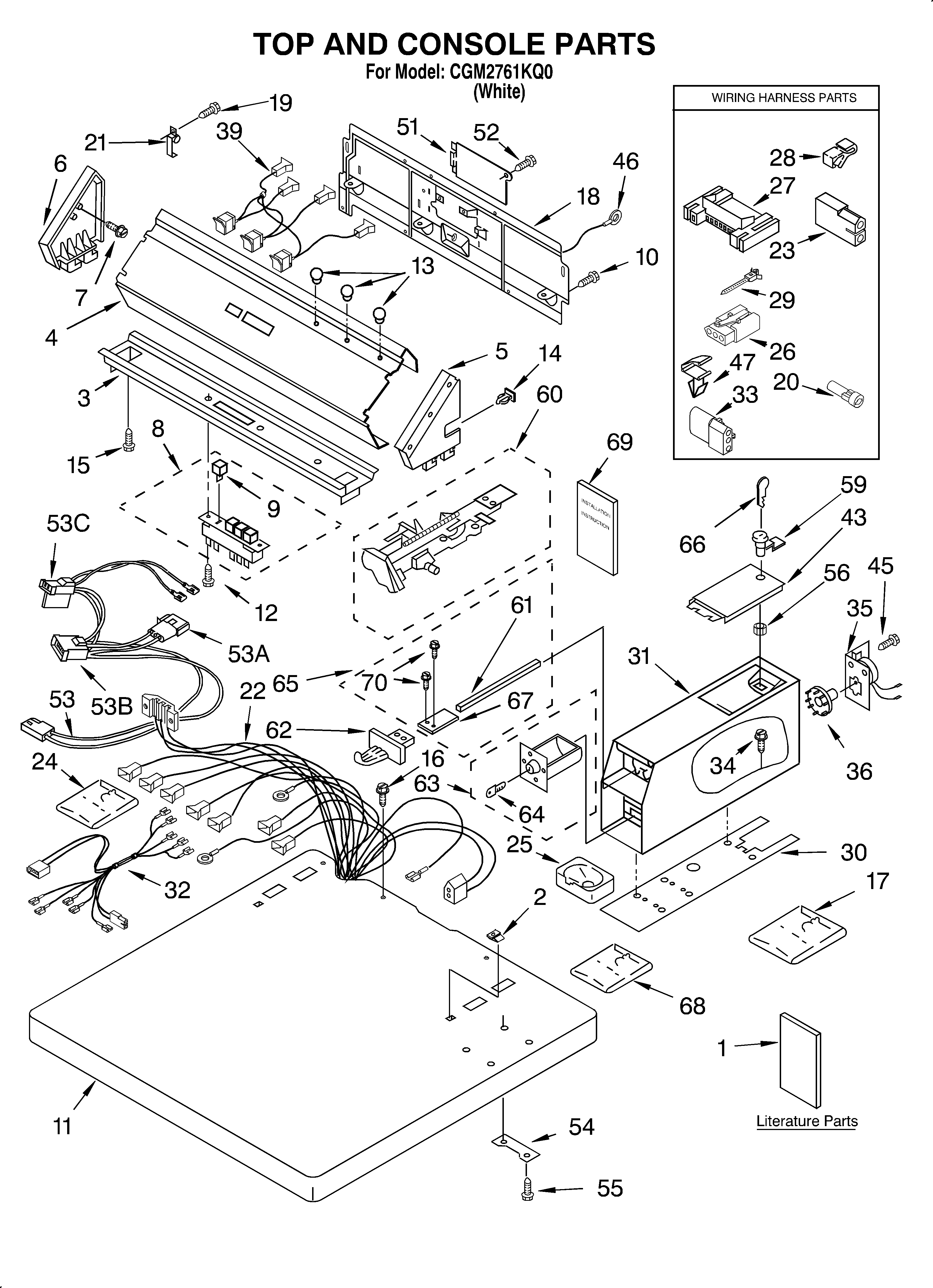 TOP AND CONSOLE/LITERATURE