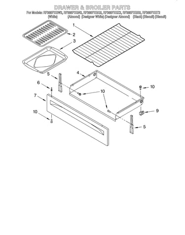 Drawer and broiler