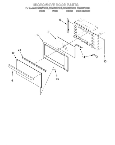 Microwave door