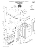 Cabinet liner and door/literature