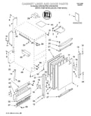 Cabinet liner and door/literature