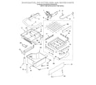 KitchenAid KUIS185JPW0 evaporator, ice cutter grid and water diagram