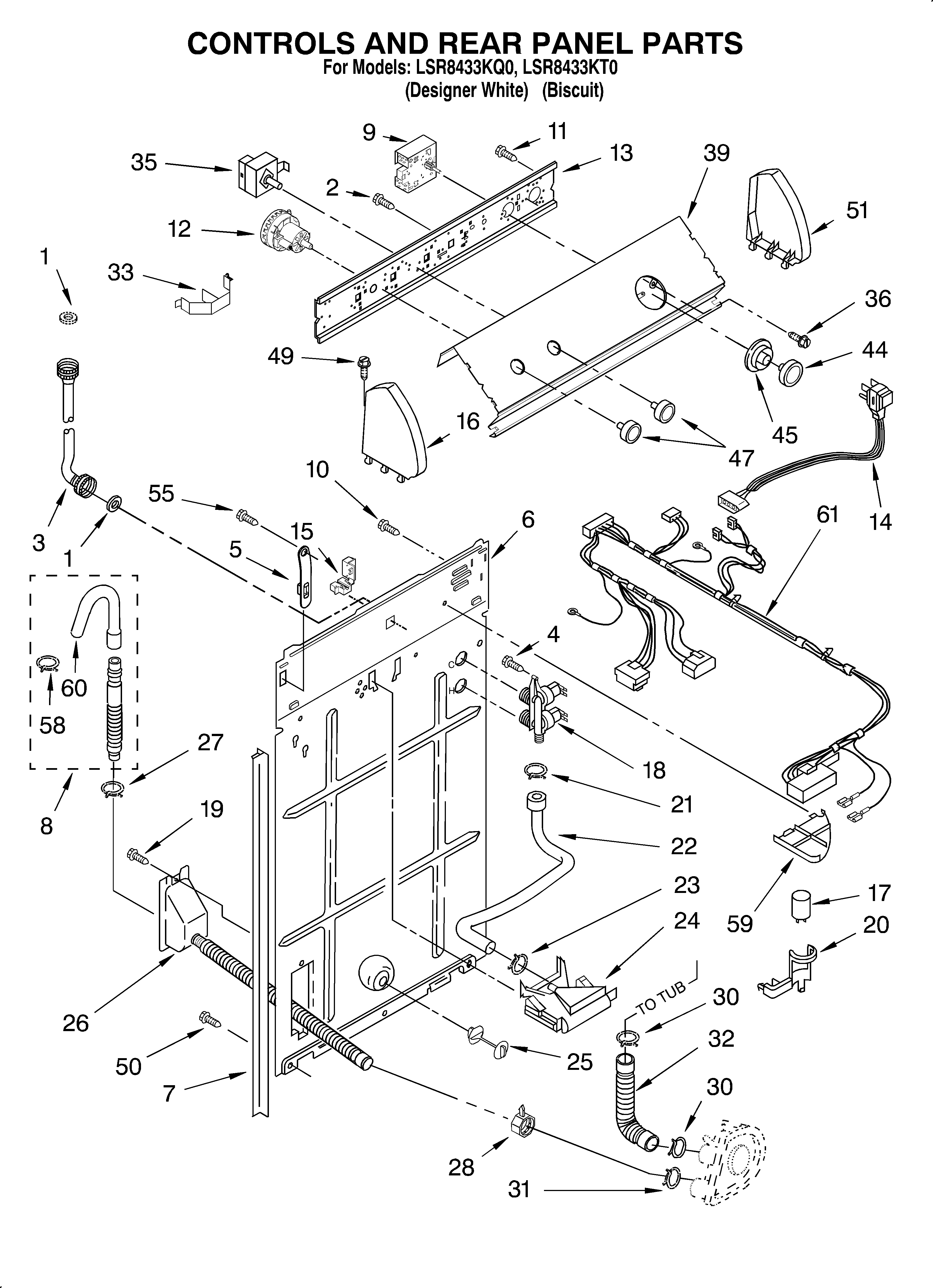 CONTROLS AND REAR PANEL