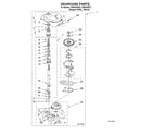 Whirlpool LSR8433KQ0 gearcase diagram