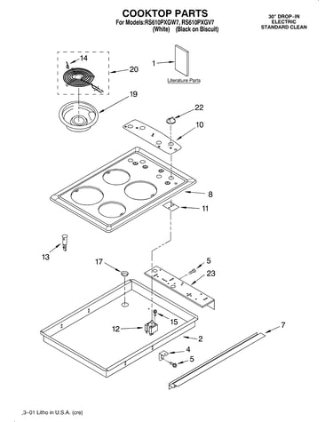 Cooktop/literature
