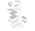 Roper RT18BKXJW00 shelf/optional diagram