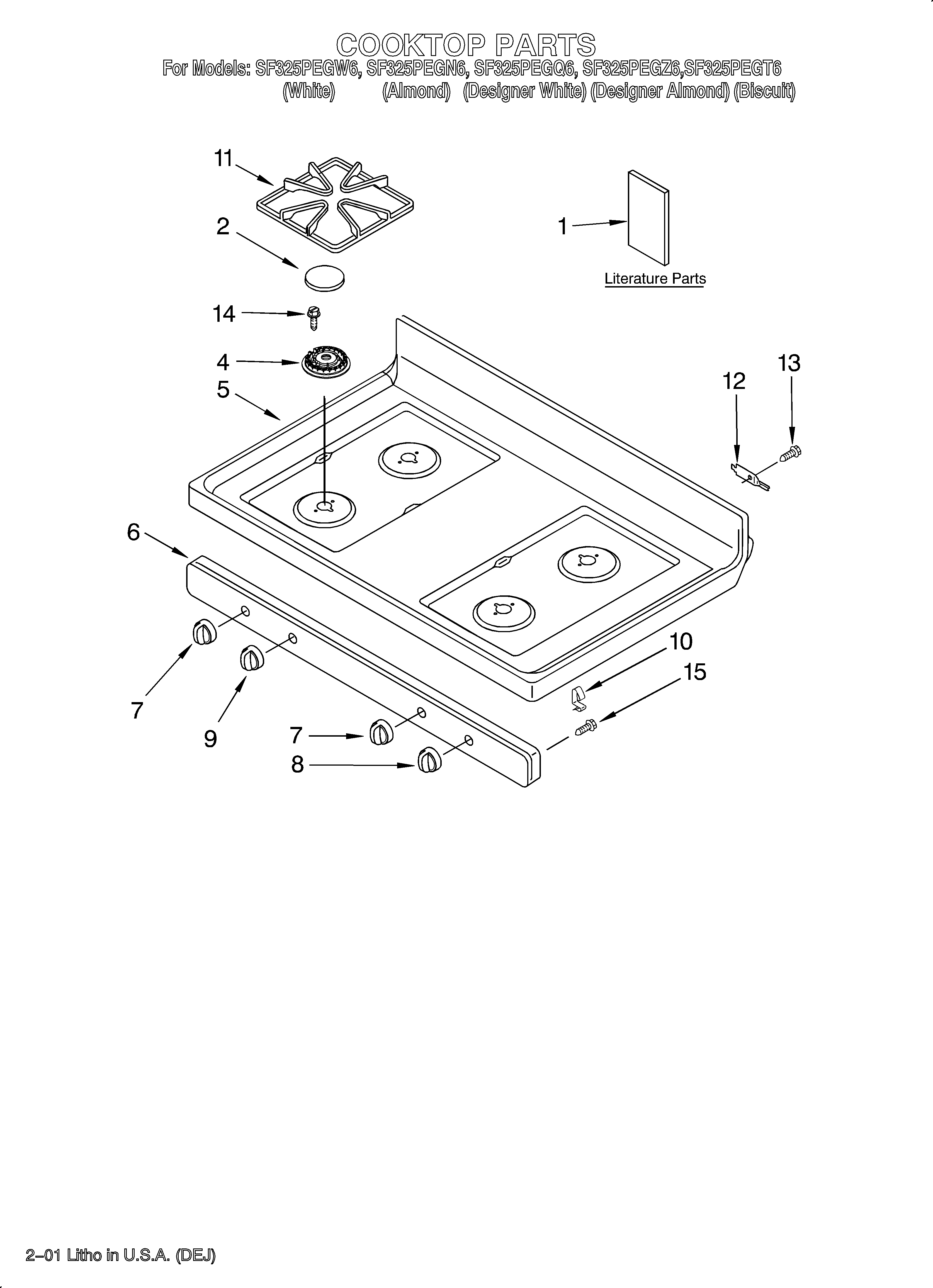 Cooktop/literature