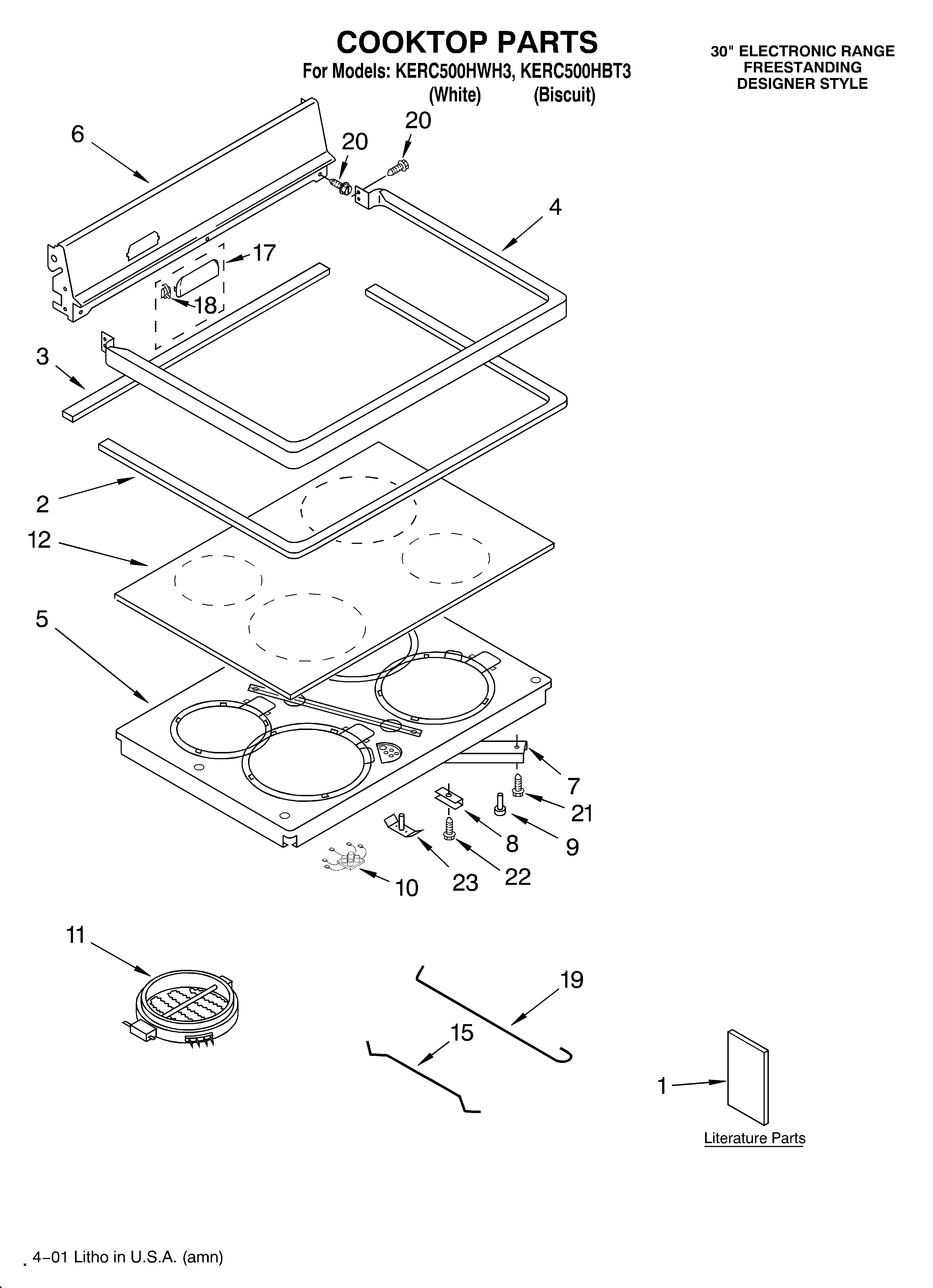 COOKTOP/LITERATURE