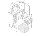 KitchenAid KERC500HWH3 oven chassis diagram