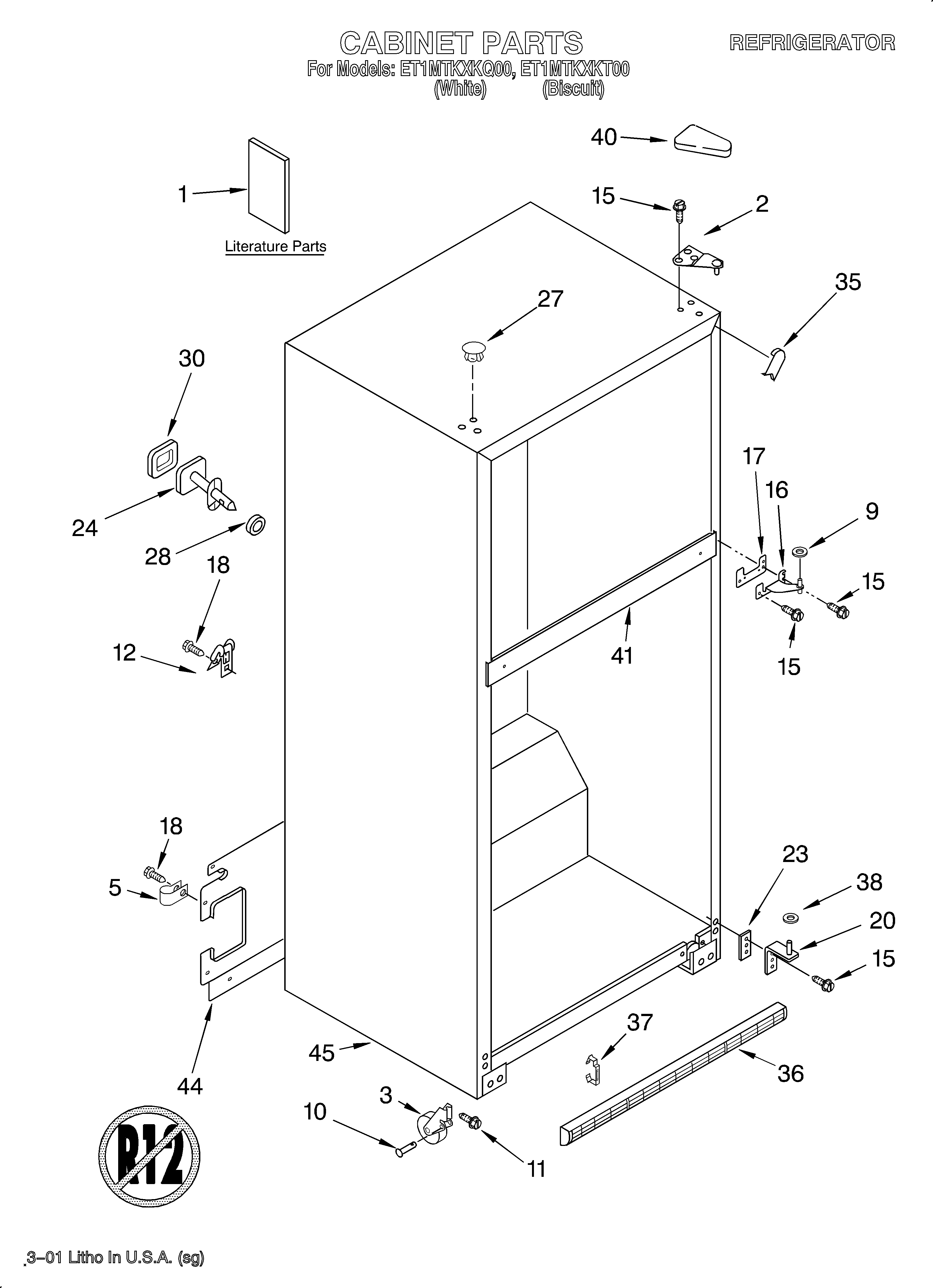 CABINET/LITERATURE