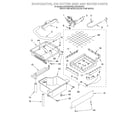 KitchenAid KUIS155HPW0 evaporator, ice cutter grid and water diagram