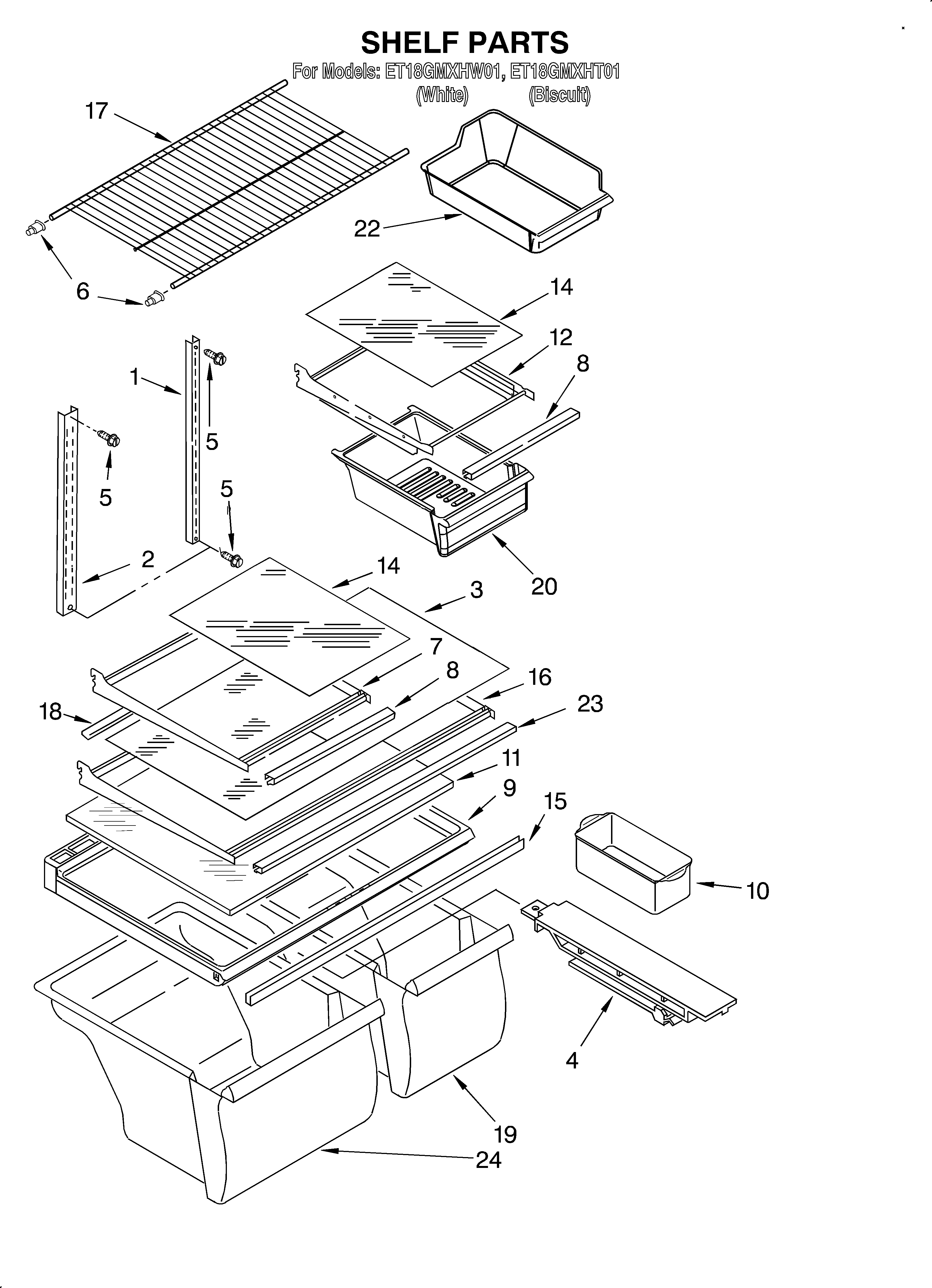 Shelf/optional
