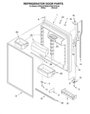 Refrigerator door
