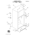 KitchenAid KTRP21KKBT00 cabinet/literature diagram