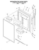 Refrigerator door