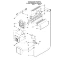 Whirlpool ET8MTMXKT00 ice maker diagram