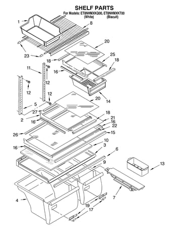 Shelf/optional