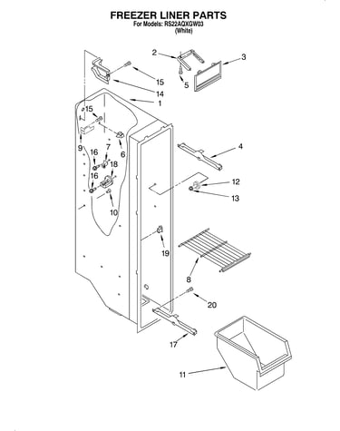 Freezer liner