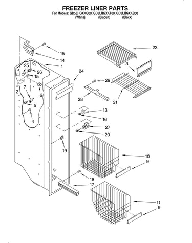 Freezer liner