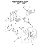 Dispenser front