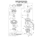 Whirlpool DU915PWKQ0 pump and motor diagram