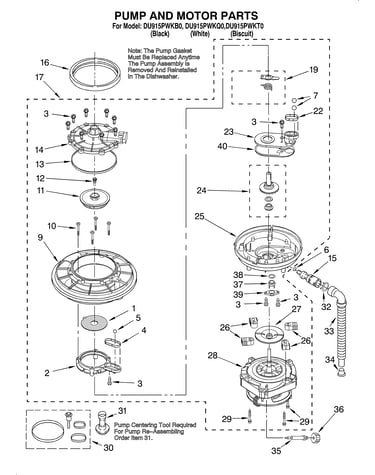 Pump and motor