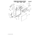 Whirlpool DU920PWKQ0 frame and console/literature diagram