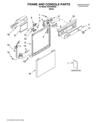 Frame and console/literature