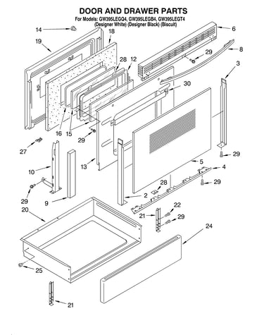 Door and drawer