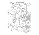 Whirlpool GW395LEGB4 oven chassis diagram