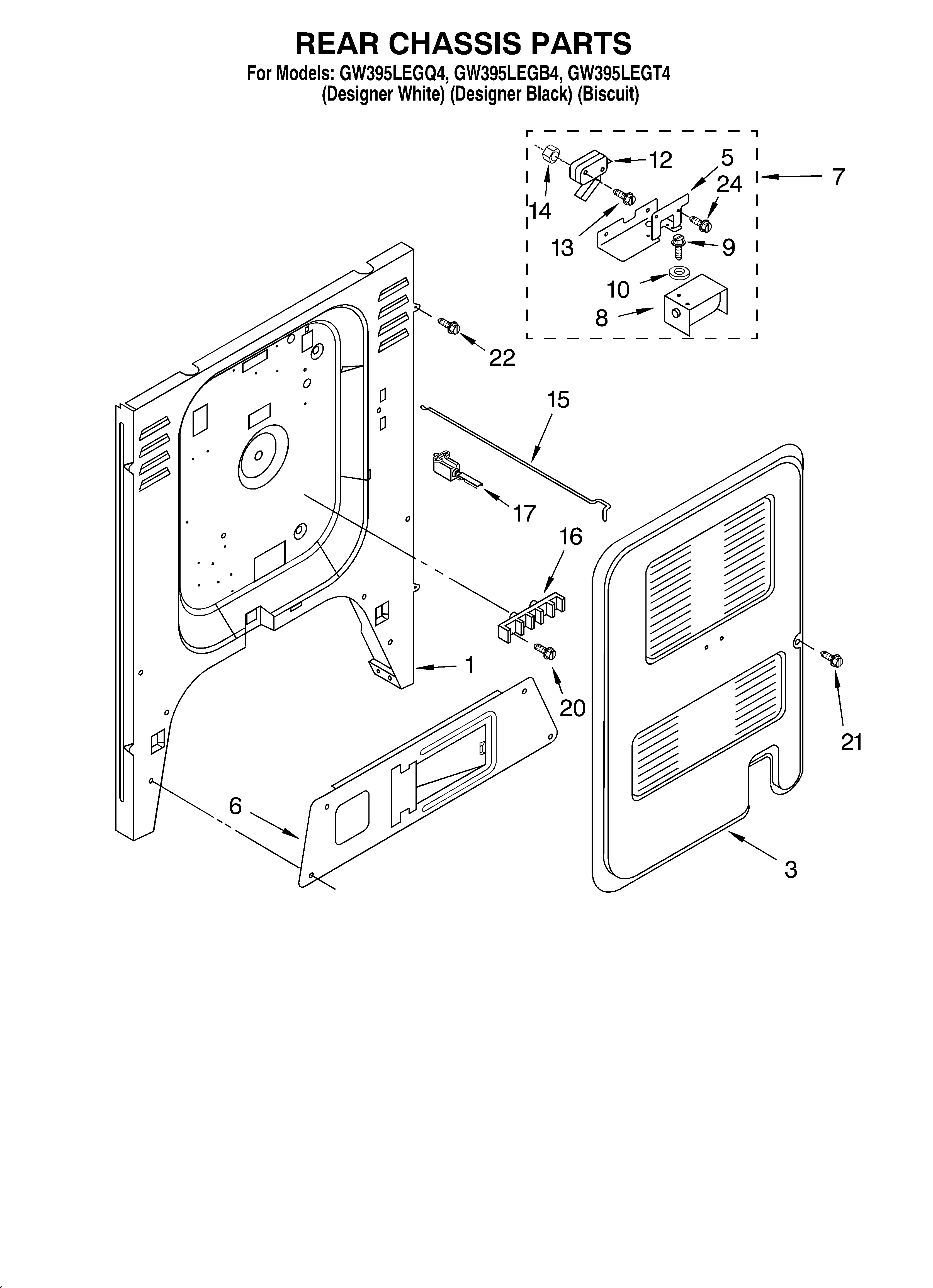 Rear chassis/optional