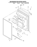 Refrigerator door