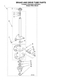 Brake and drive tube