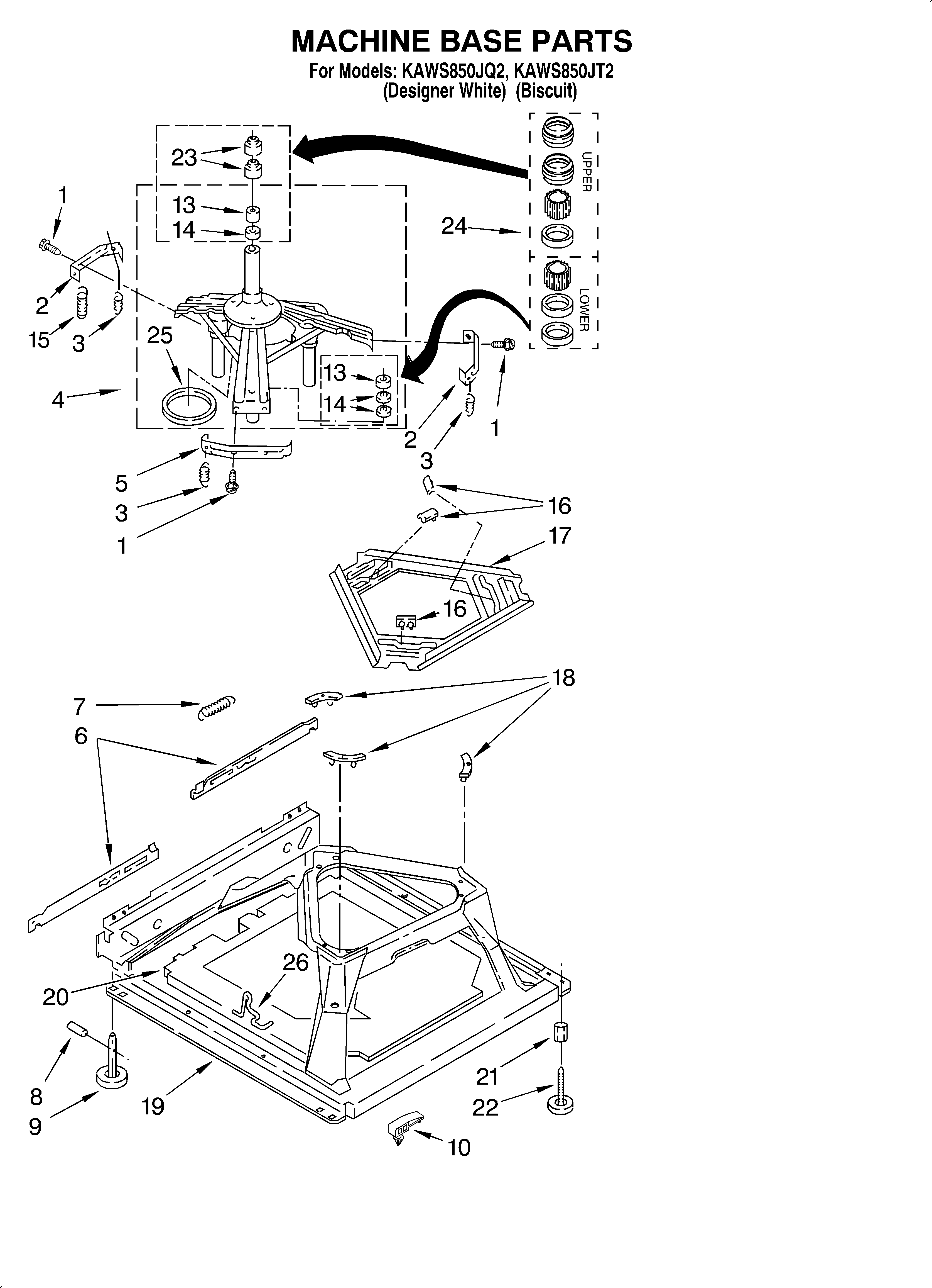 Machine base