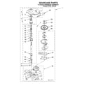KitchenAid KAWS850JQ2 gearcase diagram