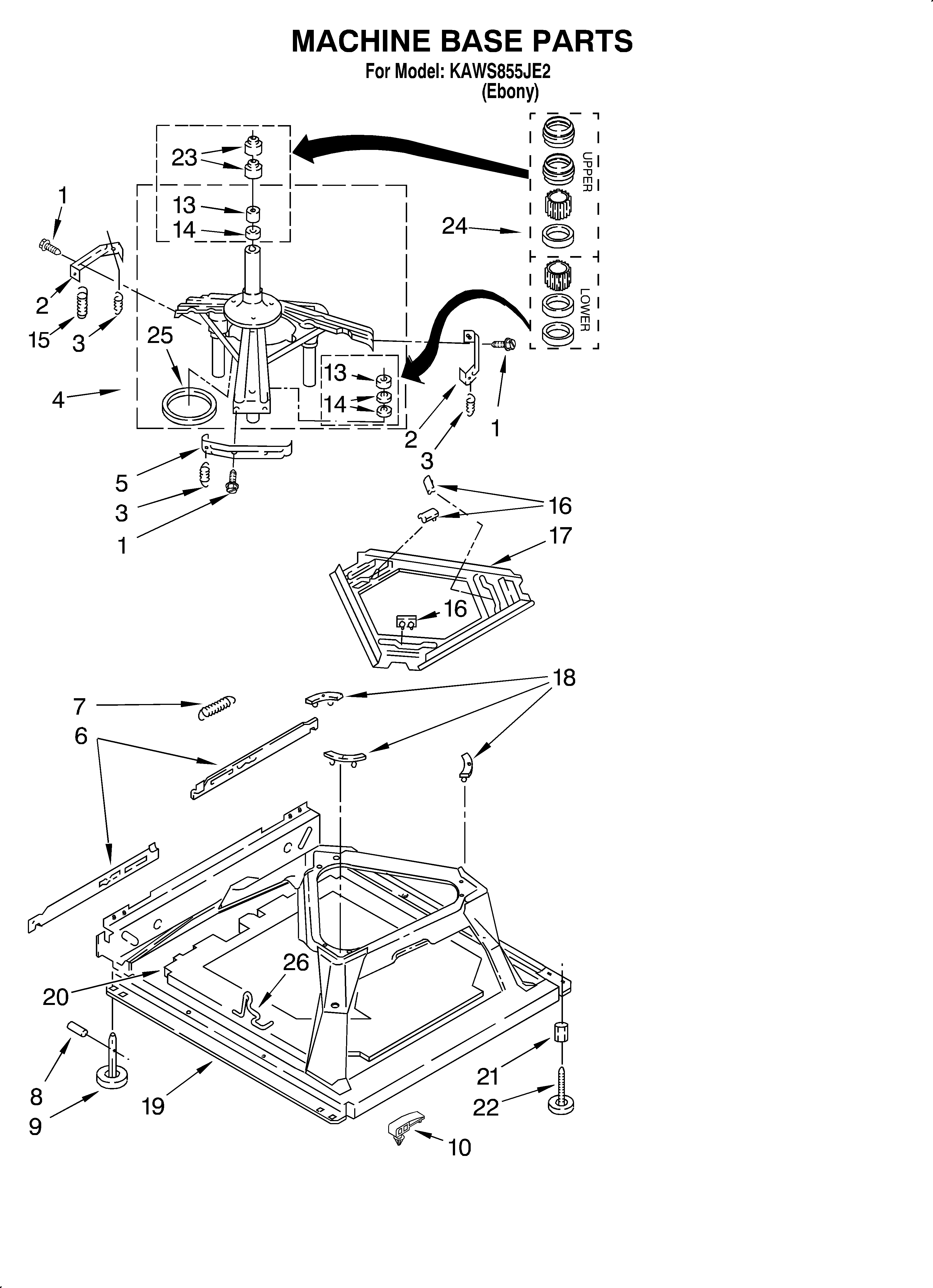 Machine base