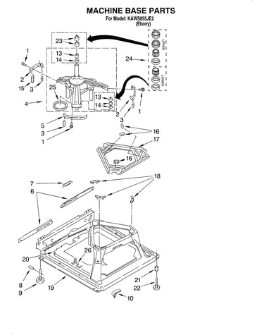 Machine base