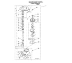 KitchenAid KAWS855JE2 gearcase diagram