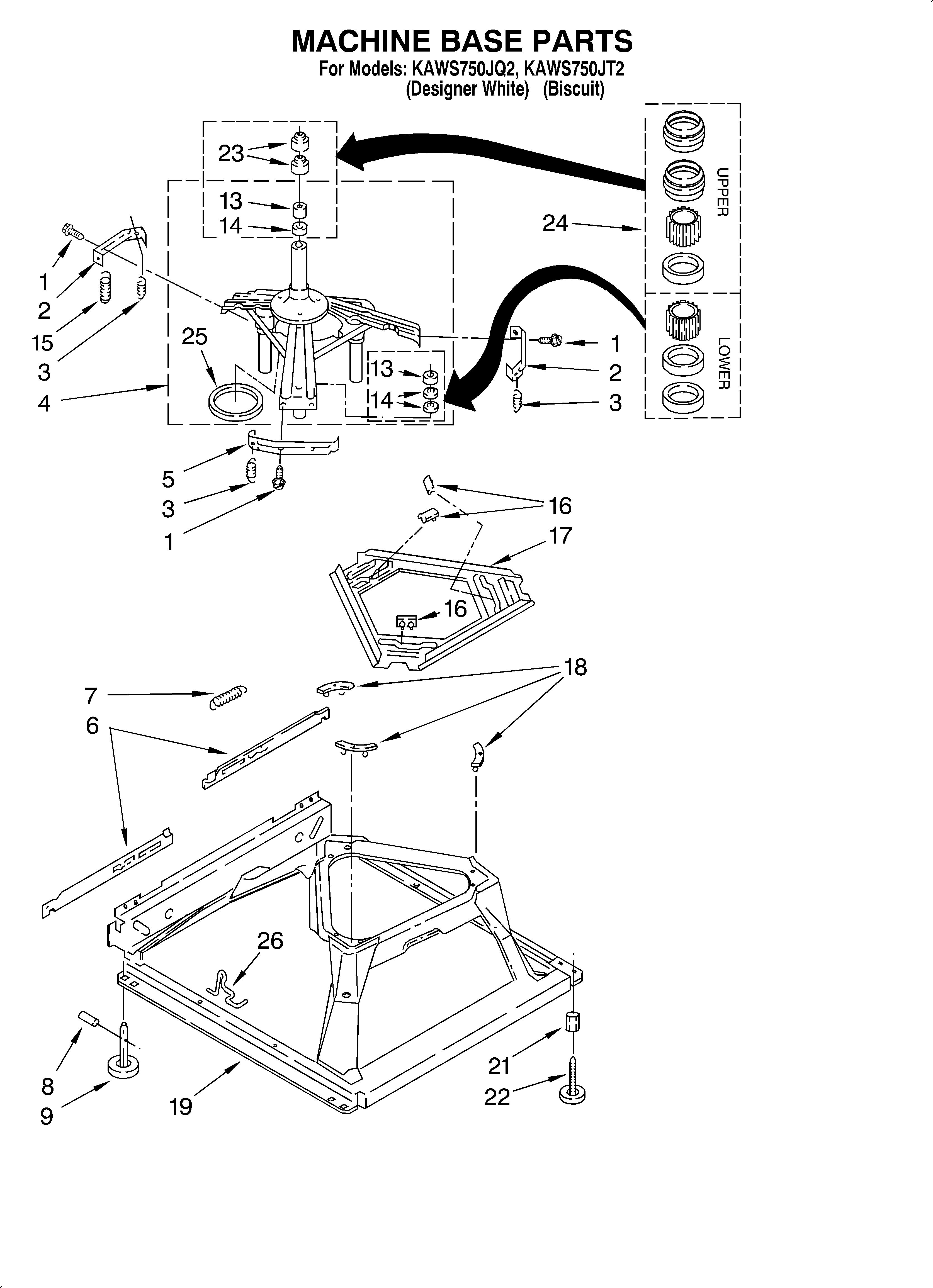 Machine base