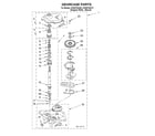 KitchenAid KAWS750JQ2 gearcase diagram