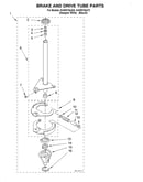 Brake and drive tube