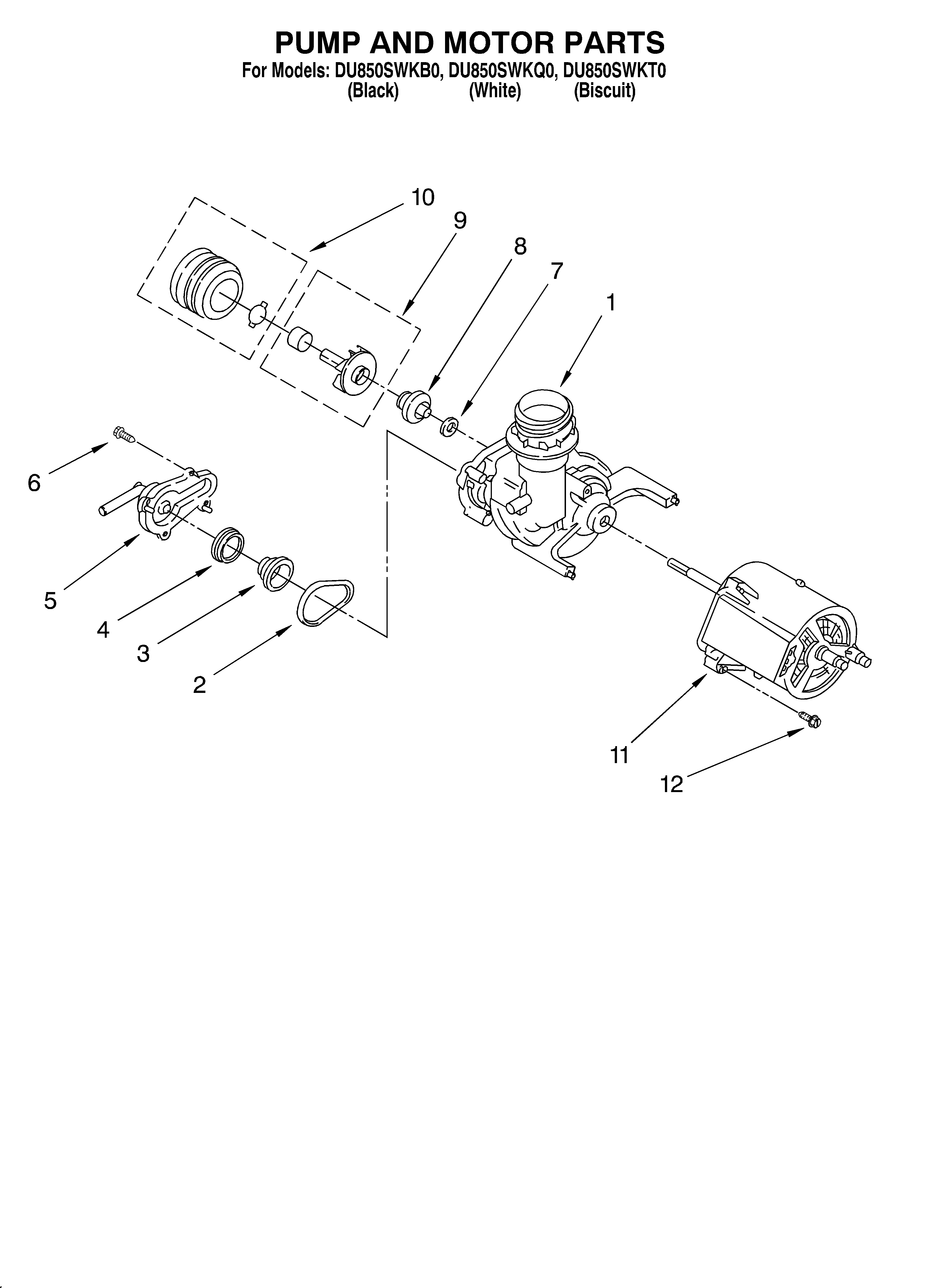 Pump and motor