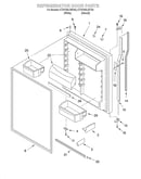 Refrigerator door